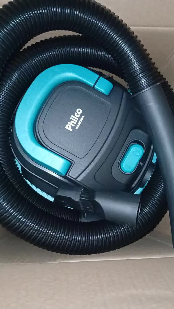 foto de Aspirador De Po Pas08a Cinza Com Azul
