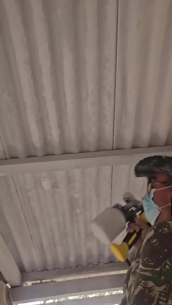 foto de Pulverizador De Tinta Elétrico Pistola De Pintura Spray Profissional A Tabuleria Bico Ajustável Pintar