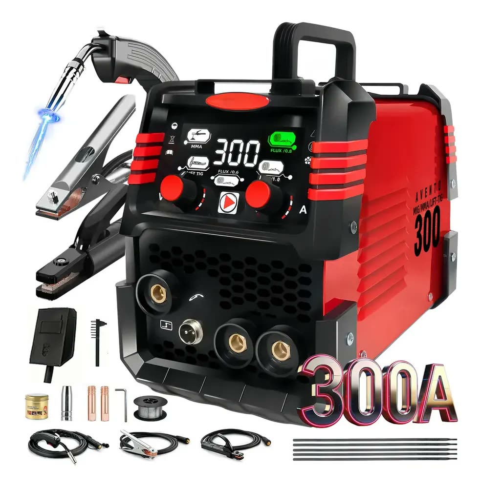 Máquina de Solda Inversora Gold Care 300A Bivolt, Mig Sem Gás MMA TIG Para Bricolagem