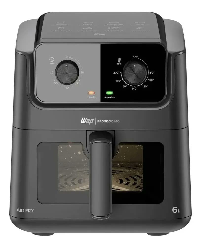 Airfryer 6 Litros WAP PROSDÓCIMO AF02 Visor e Luz Interna 220V