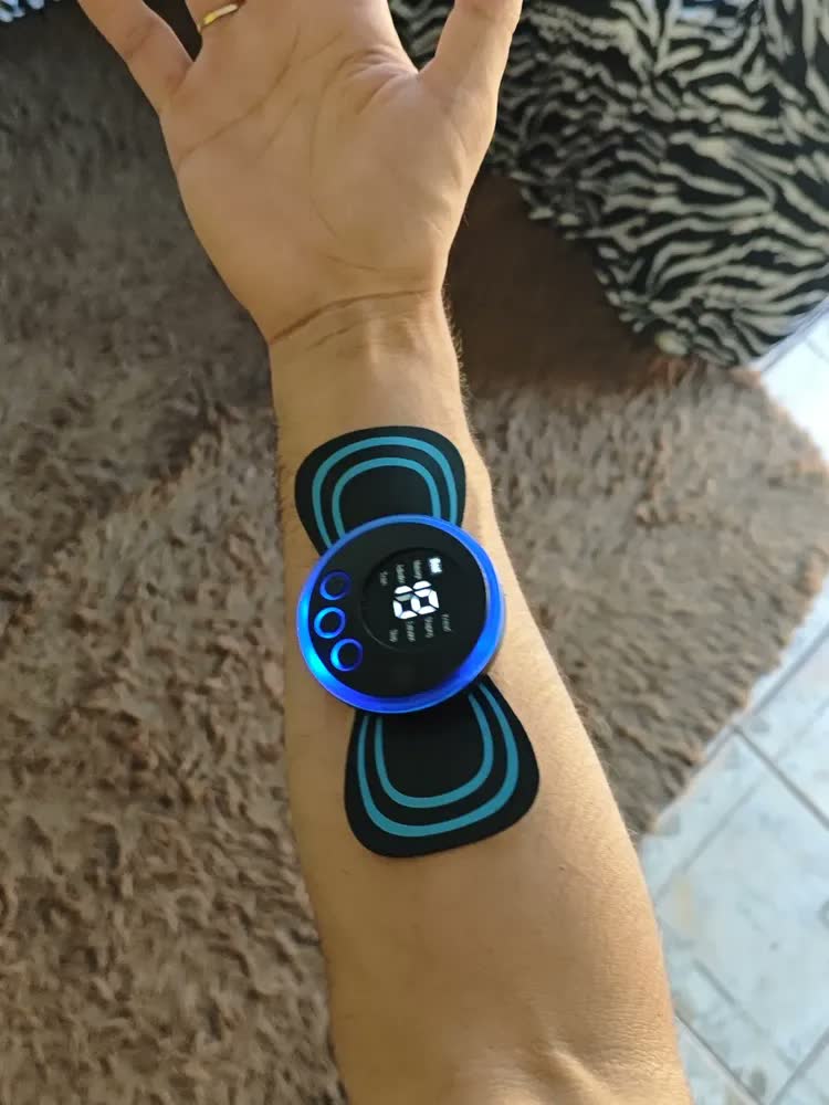 foto de Kit 3 Massageadores Portáteis Elétricos EMS, para Aliviar a Dor e Tensão Muscular EX Decor