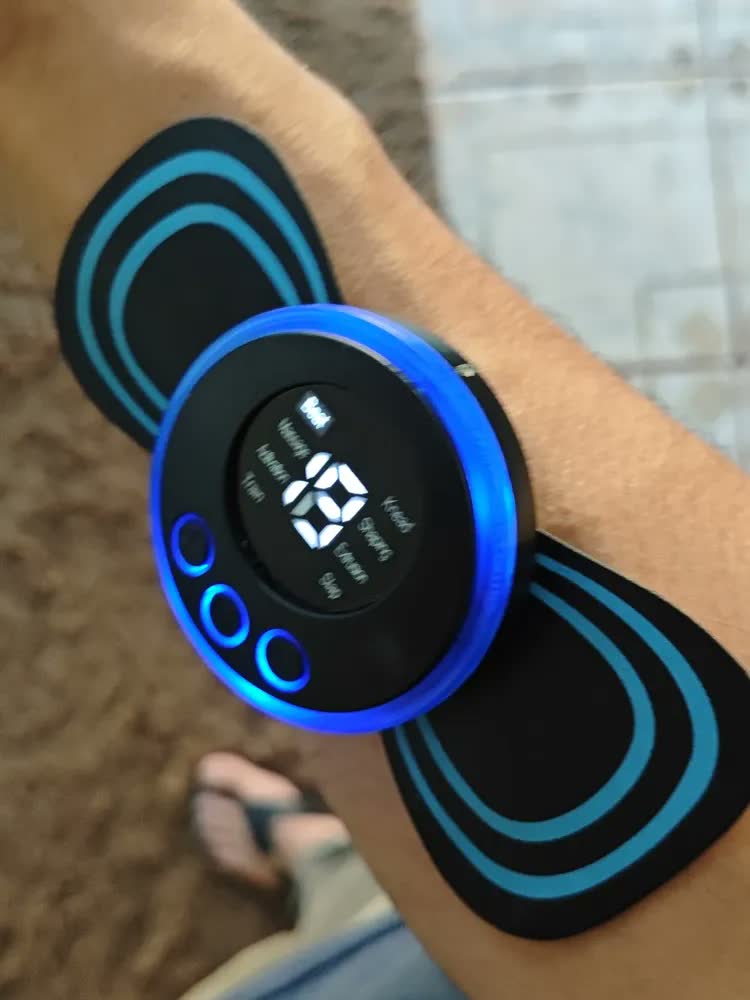 foto de Kit 3 Massageadores Portáteis Elétricos EMS, para Aliviar a Dor e Tensão Muscular EX Decor