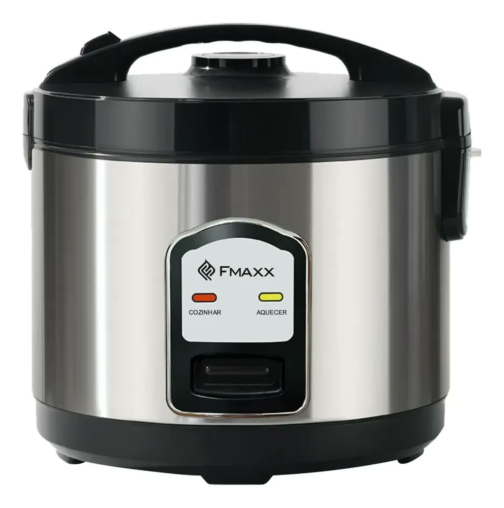 Panela Arroz Eletrica Fmaxx 10 Xicaras 1.8l 700w Inox 60hz