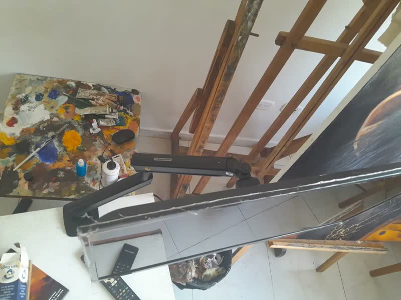 foto de Suporte ergonômico ajustável para monitor de braço 17 A 32 Nb A5 preto