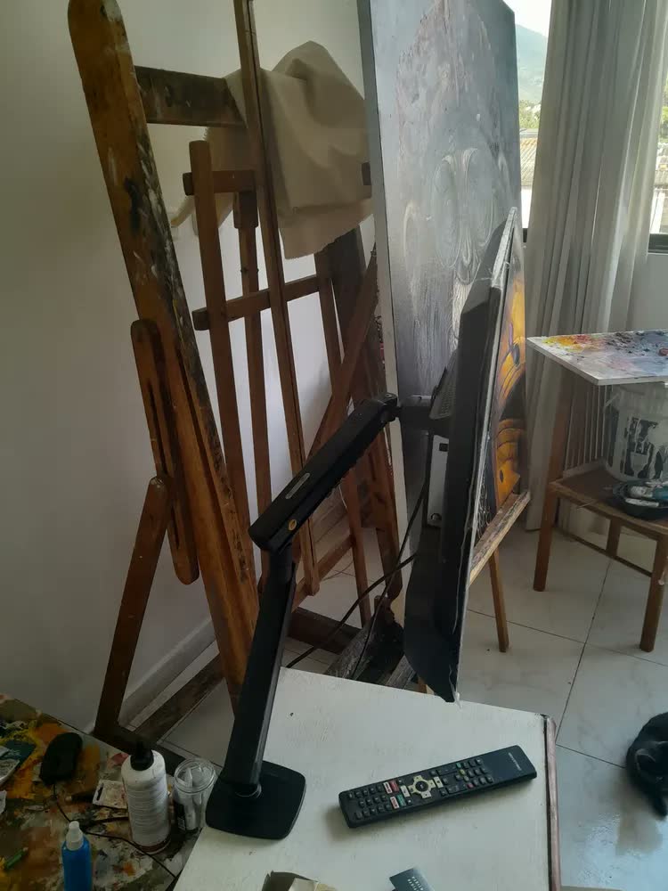 foto de Suporte ergonômico ajustável para monitor de braço 17 A 32 Nb A5 preto