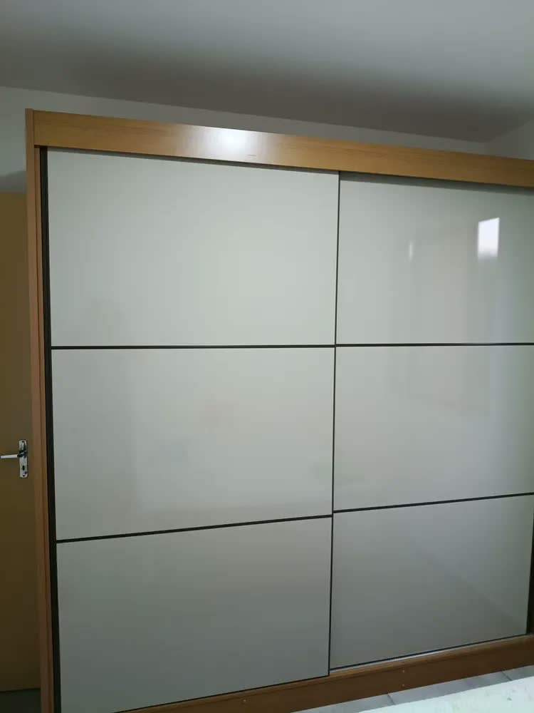 foto de Guarda Roupa Casal 2 Portas 6 Gavetas 100% Mdf Hawai Cinamomo/off White