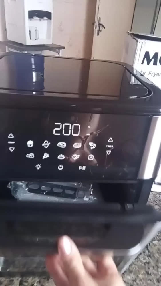 foto de Fritadeira Air Fryer Forno Oven 12l Mondial AFON-12L-BIN