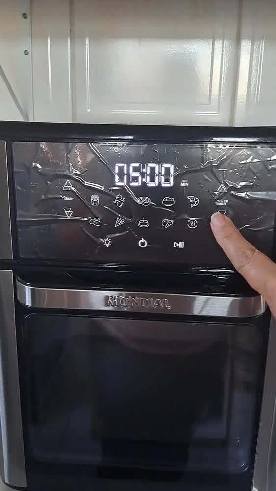 foto de Fritadeira Air Fryer Forno Oven 12l Mondial AFON-12L-BIN