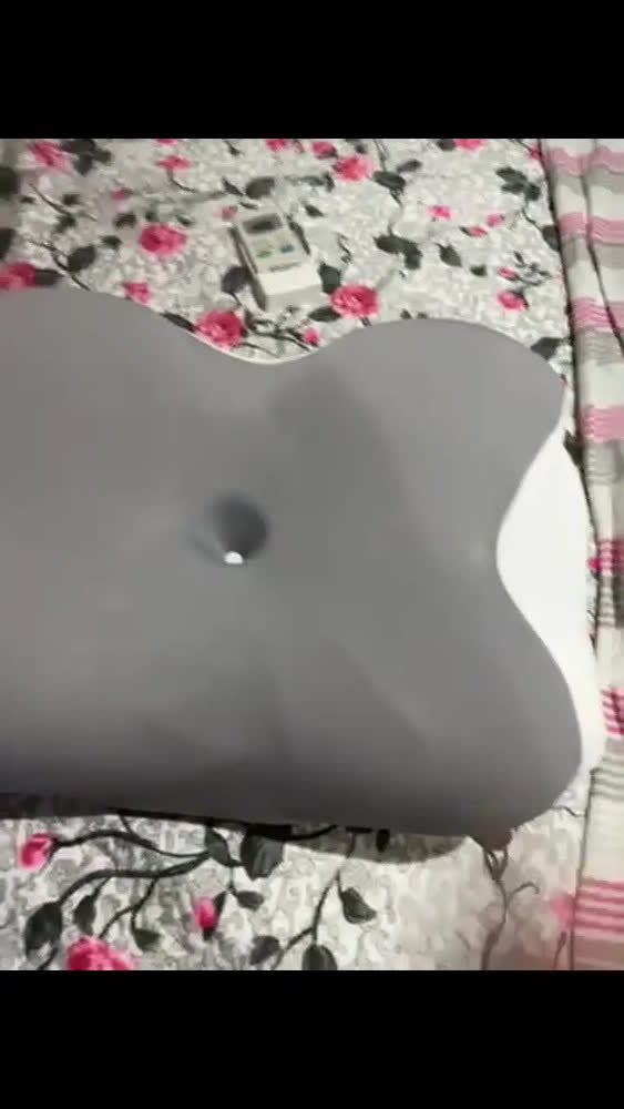 foto de Travesseiro Cervical Ortopédico Borboleta Ergonômico Memory Foam Anti-Ronco