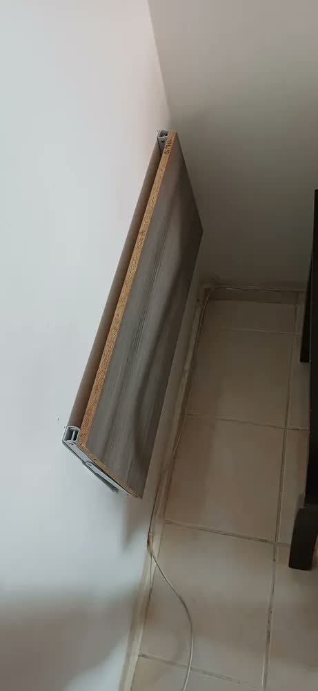 foto de Kit 2 Suporte Mão Francesa Cantoneira Dobrável Retrátil 50cm Reforçada Para Prateleira Bancada Mesa Parede Madeira Resistente Com Kit Instalação Parafuso E Bucha Cor Branco Sanri