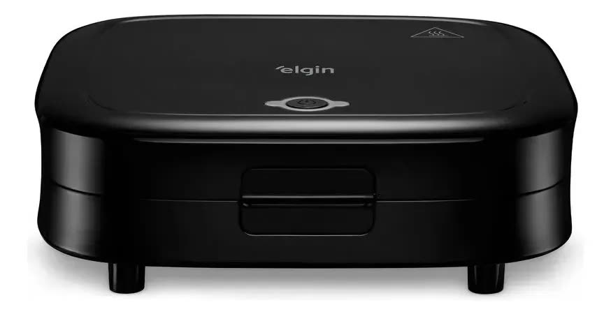 Sanduicheira Duo Time 800w Antiaderente Preta Elgin Preto