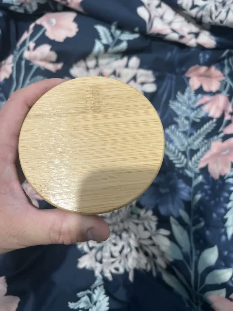 foto de Kit 5 Potes De Vidro Herméticos Com Tampa De Bambu Para Mantimentos Alimentos Grãos Café Massas Cereais Cozinha Com Vedação Hermética Vidro Borossilicato Livre Bpa Transparente