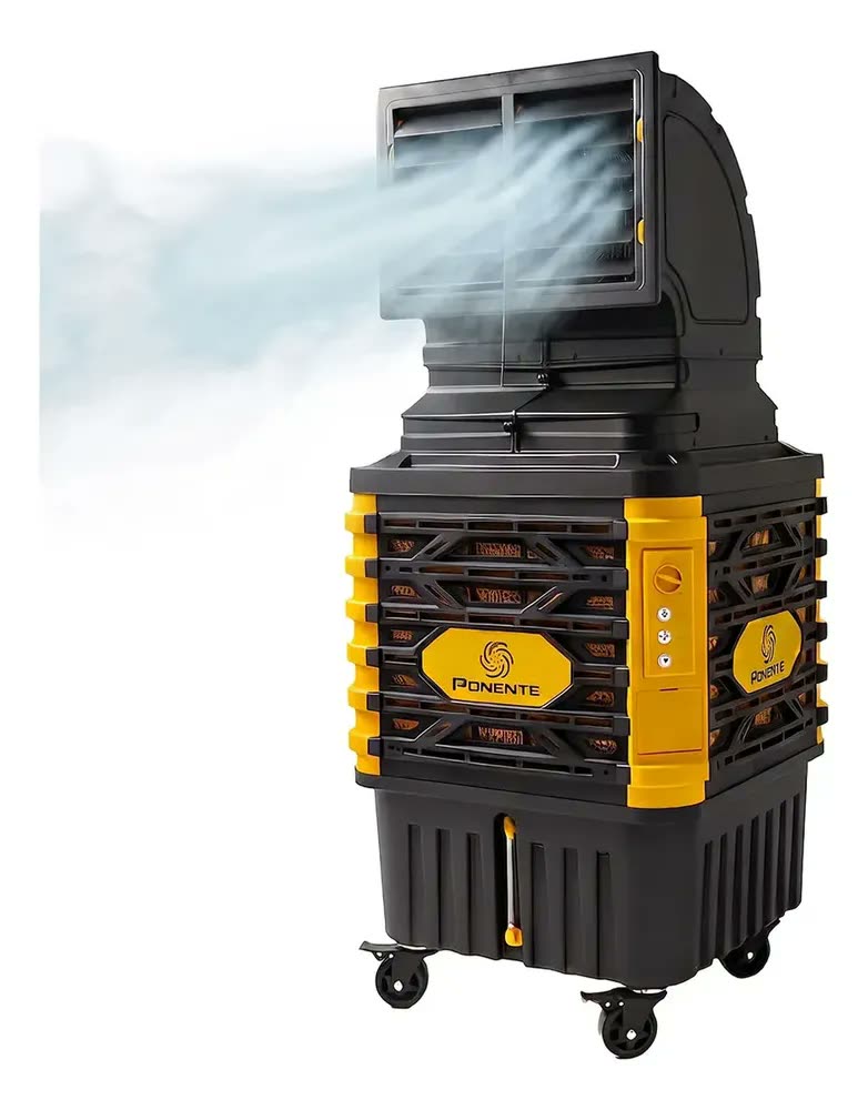 Climatizador Portátil 100l Ponente Clip100 Robô 600w Preto