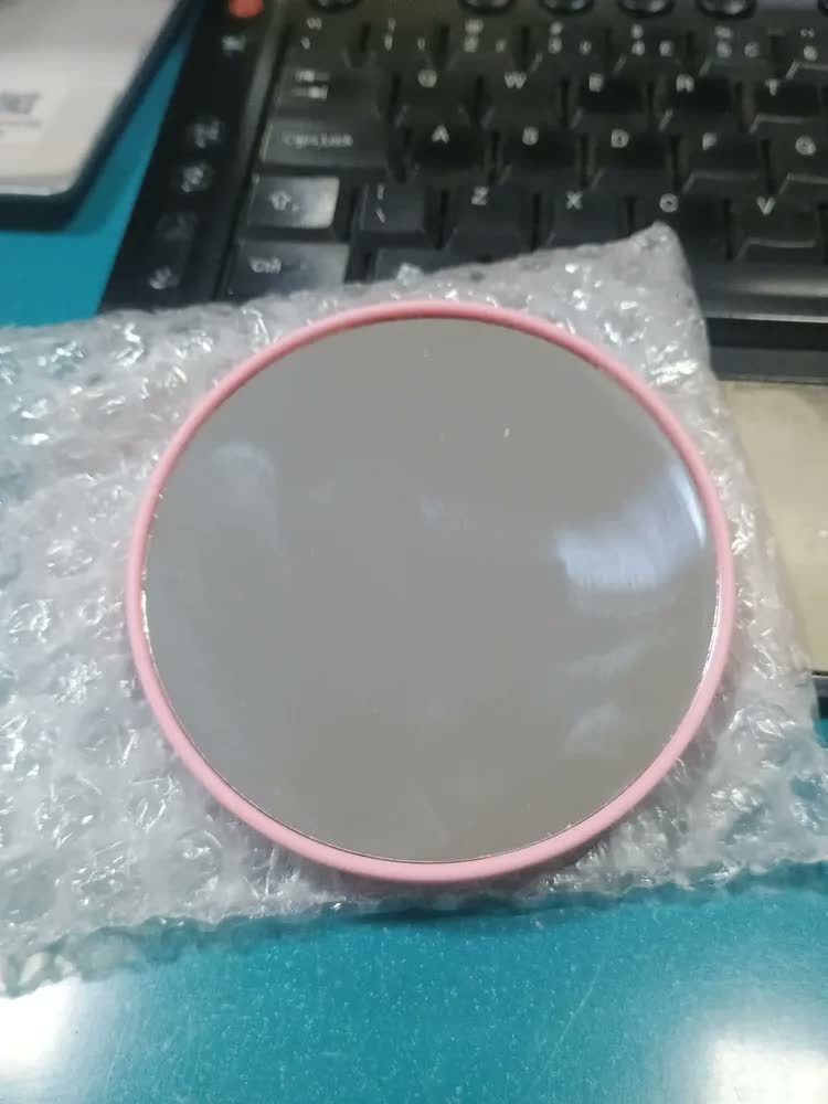 foto de Espelho De Aumento 10x Maquiagem E Barba Com Ventosas Moldura Branco