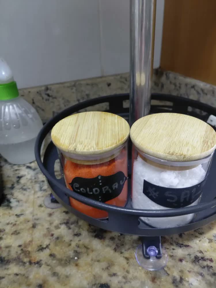 foto de Kit 6 Potes De Vidro Herméticos Com Tampa De Bambu De 200ml Para Mantimentos Alimentos Grãos Café Massas Cereais Cozinha Com Vedação Hermética Vidro Borossilicato Livre Bpa Transparente