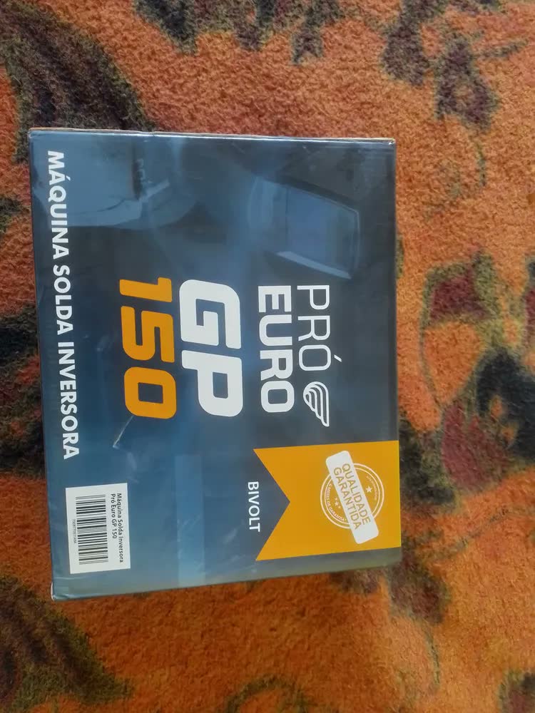 foto de Inversora De Solda Inversora 150a Bivolt Tig Lift Pró Euro Gp150 Profissional Laranja