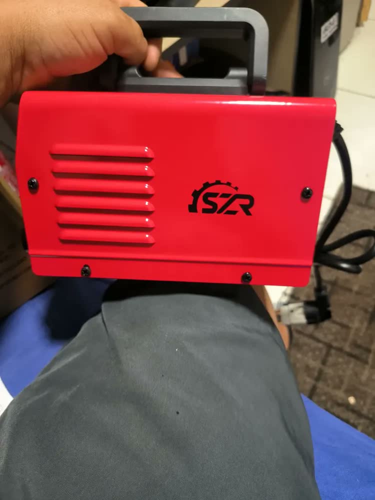 foto de Máquina Inversora De Solda Mma Portatil The Preto Tools Vermelho