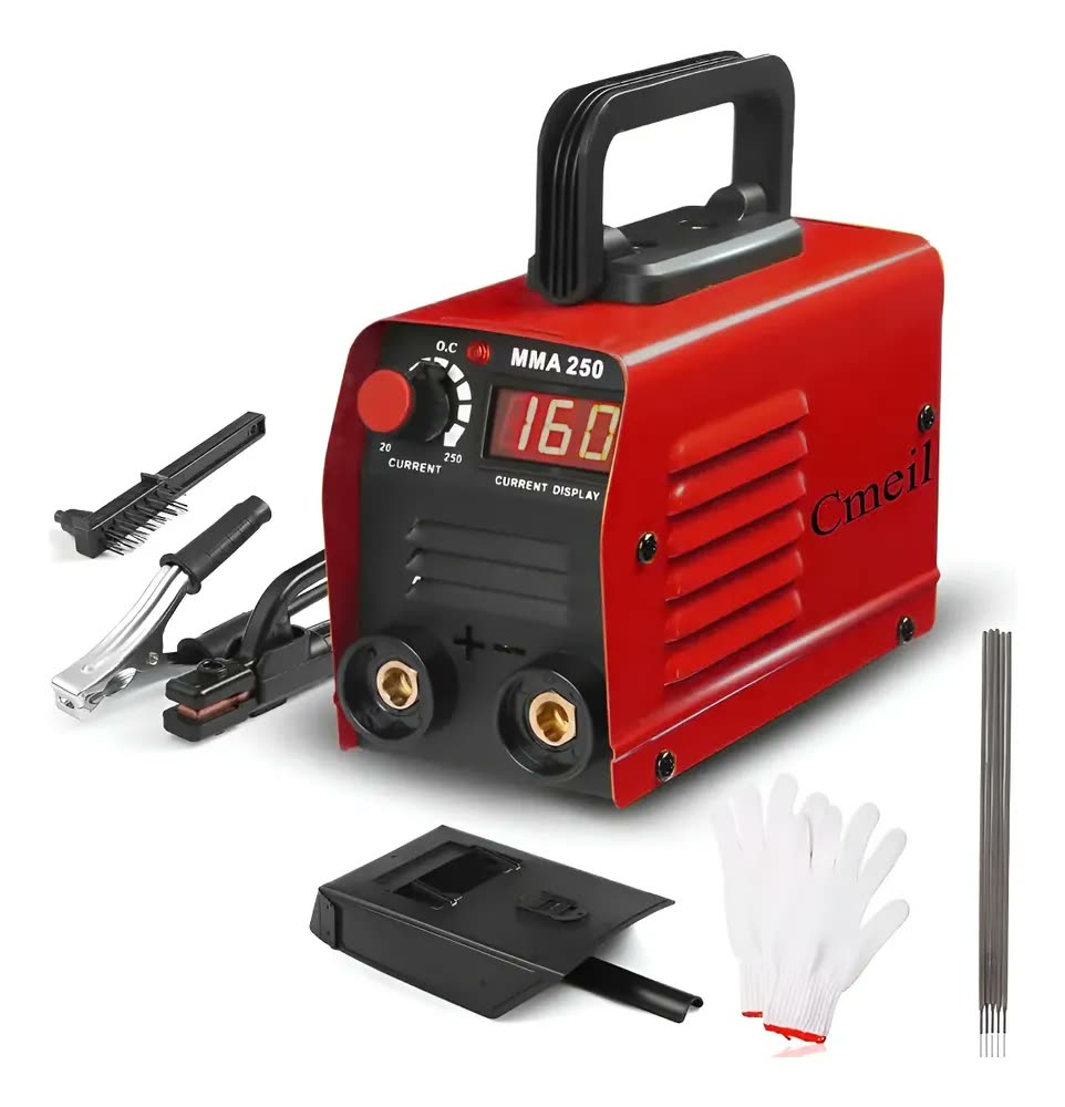 Máquina Inversora De Solda Mma Portatil The Preto Tools Vermelho