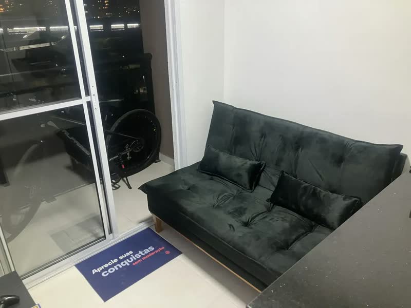 foto de Sofá Cama Mobly 2 Lugares Reclinável 140cm Em Veludo Terracota Pés Madeira Moderno Prime Home