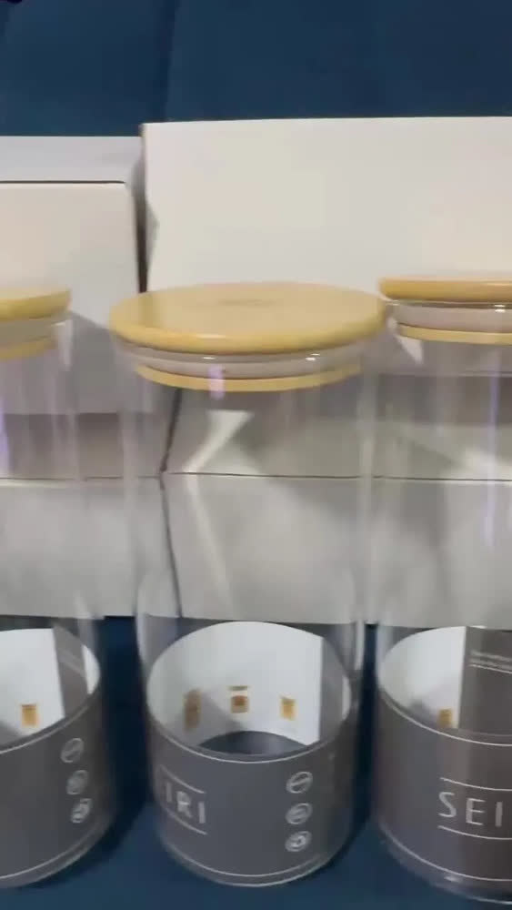 foto de Kit 4 Pote Para Alimentos Seiri Transparente 800 Ml Cozinha Flat Transparente