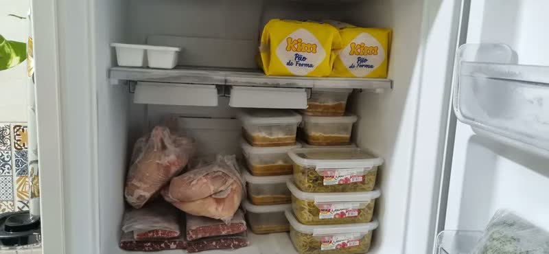 foto de Kit 12 Potes Plásticos 750ml Para Alimentos Hermético Freezer Microondas Marmita Sem Bpa Organizador Com Tampa E Travas Peculiari