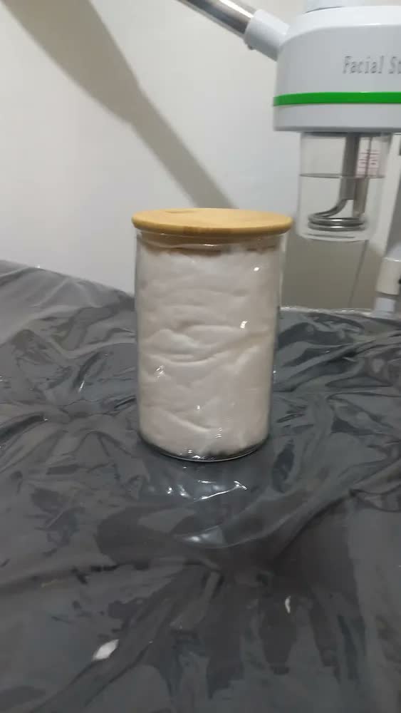 foto de Pote Hermético Vidro 800ml Tampa Bambu Mantimentos Cozinha