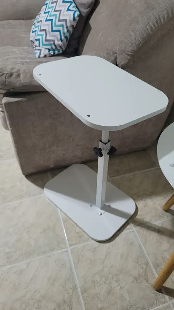foto de Mesa Multifuncional Suporte Multiuso Notebook Cama Sofá Dobrável Luxo Ergonômica Tampo Mdf Reclinável Ajustável Giratória Compacta - Pluggei Select PluggHome Metal Preto - Tampo Preto MT03