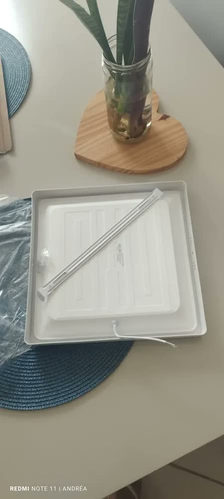 foto de Painel Plafon Sobrepor Smart 40w Quadrado Led Brancofrio Branco