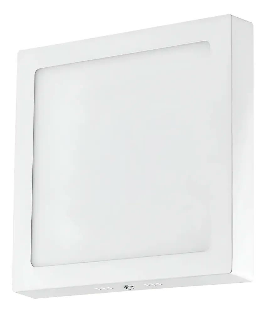 Painel Plafon Sobrepor Smart 40w Quadrado Led Brancofrio Branco