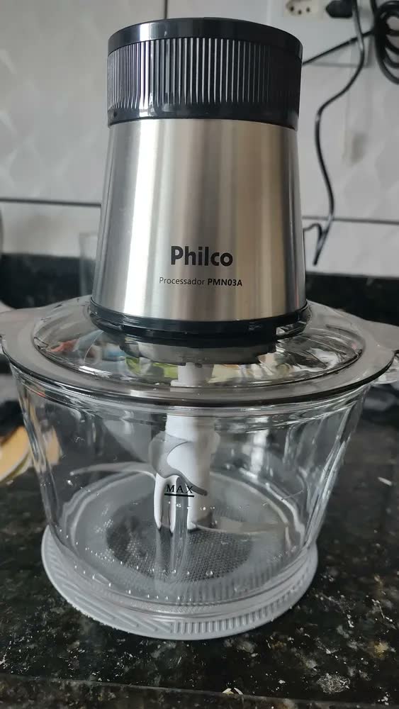 foto de Processador Compacto Philco Jarra de Vidro 350W PMN03A