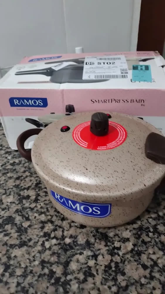 foto de Panela De Pressão Ramos Smartpress Baby 3 Litros Marfim