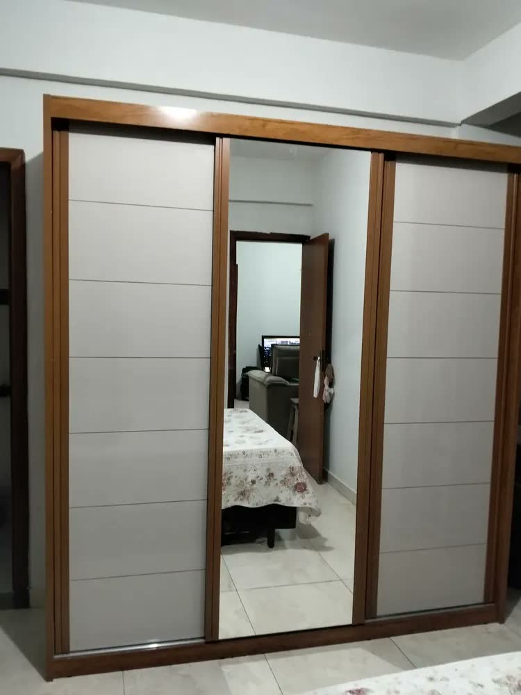 foto de Guarda Roupa Casal Fusion C/ Esp. 100% Mdf Bom Pastor Naturale/off