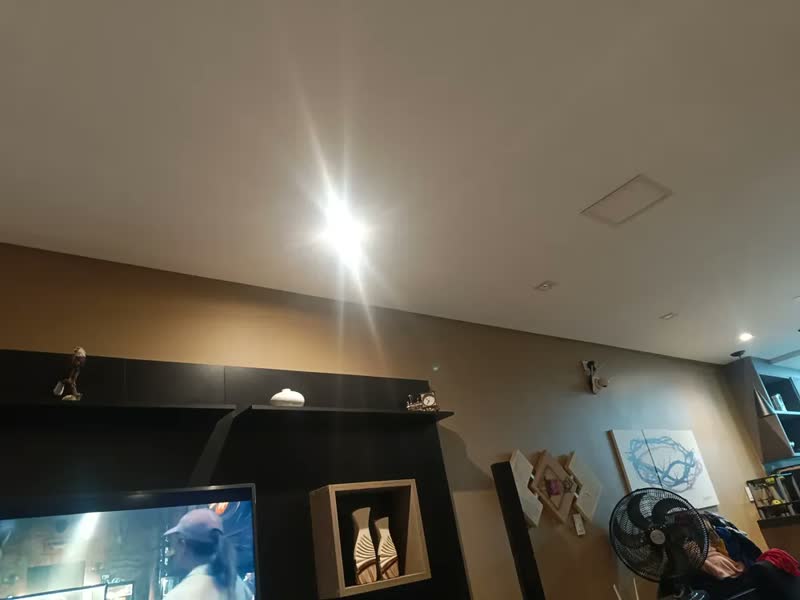 foto de Spot Sobrepor Slim Teto Beiral 5w Preto Externo Interno Abs