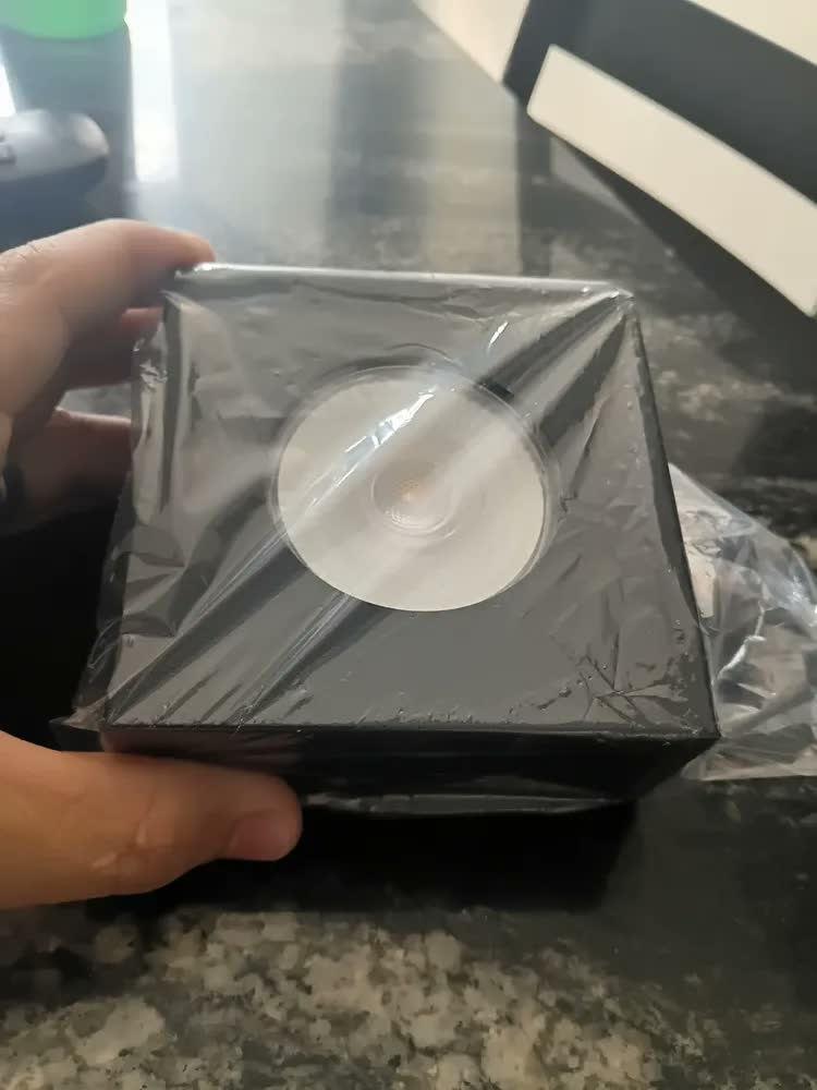 foto de Spot Sobrepor Slim Teto Beiral 5w Preto Externo Interno Abs