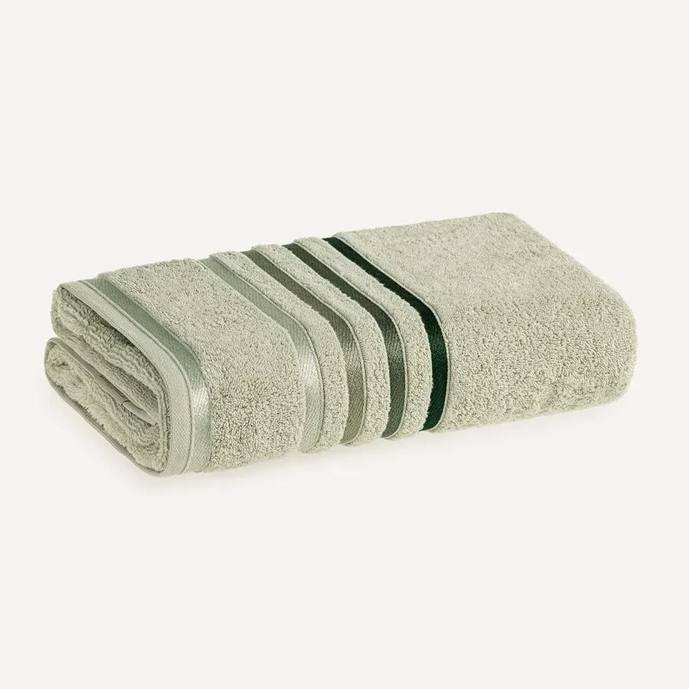 Toalha De Banho Fio Penteado Lumina Matcha Karsten Matcha/verde