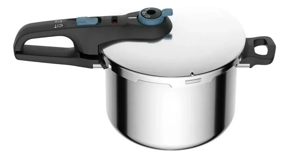 Panela De Pressão Inox Trendy 6 Litros Rochedo Inox