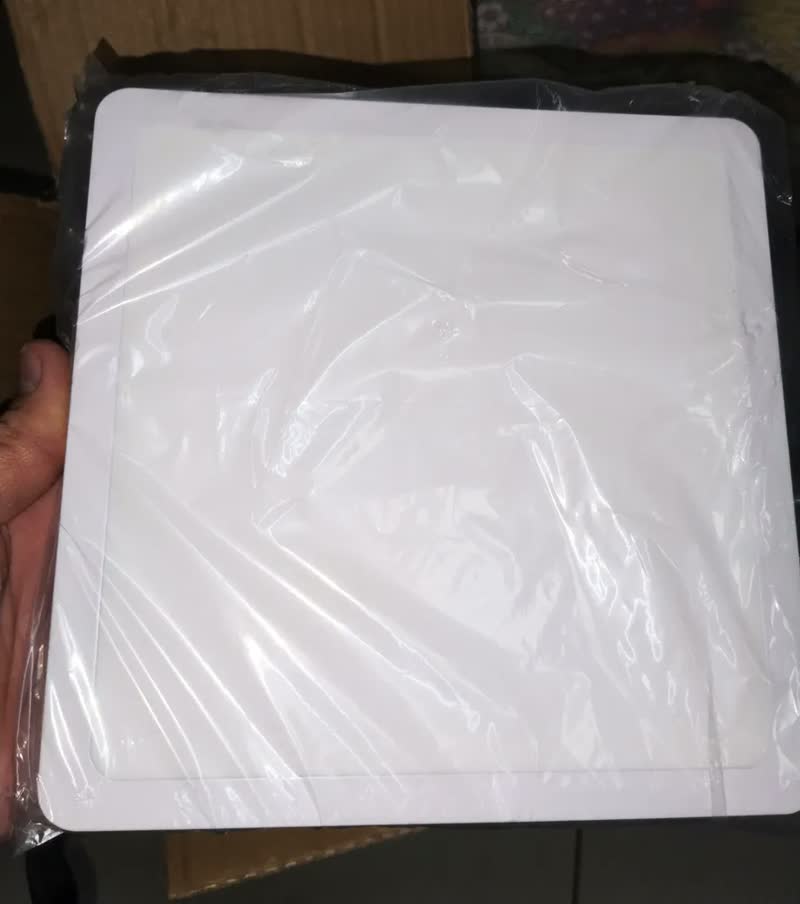 foto de Kit 10 Plafon Sobrepor 25w Quadrado 6500k Branca Frio Estrutura Metalica