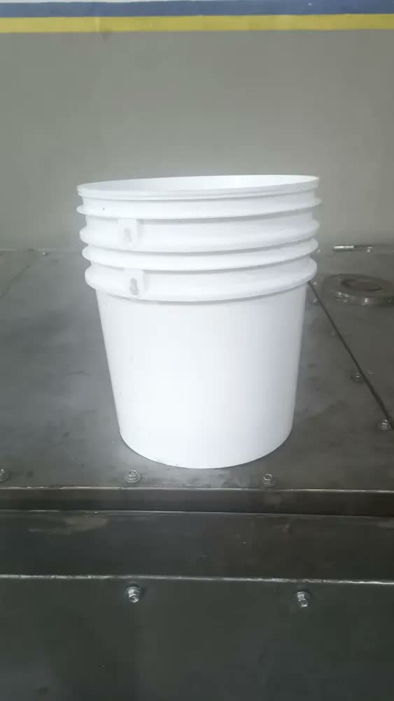 foto de Kit 2 Baldes Plástico Alimentício Tampa Hermética 10 Litros Branco