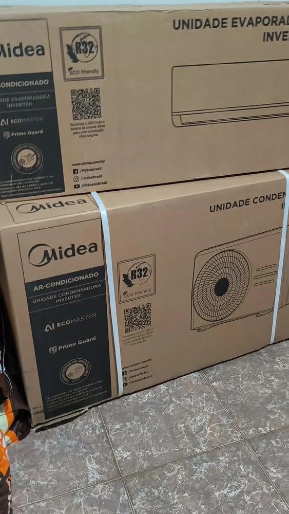 foto de Ar Condicionado Split Inverter Midea Ai 12000 Btus Frio 127v 110v
