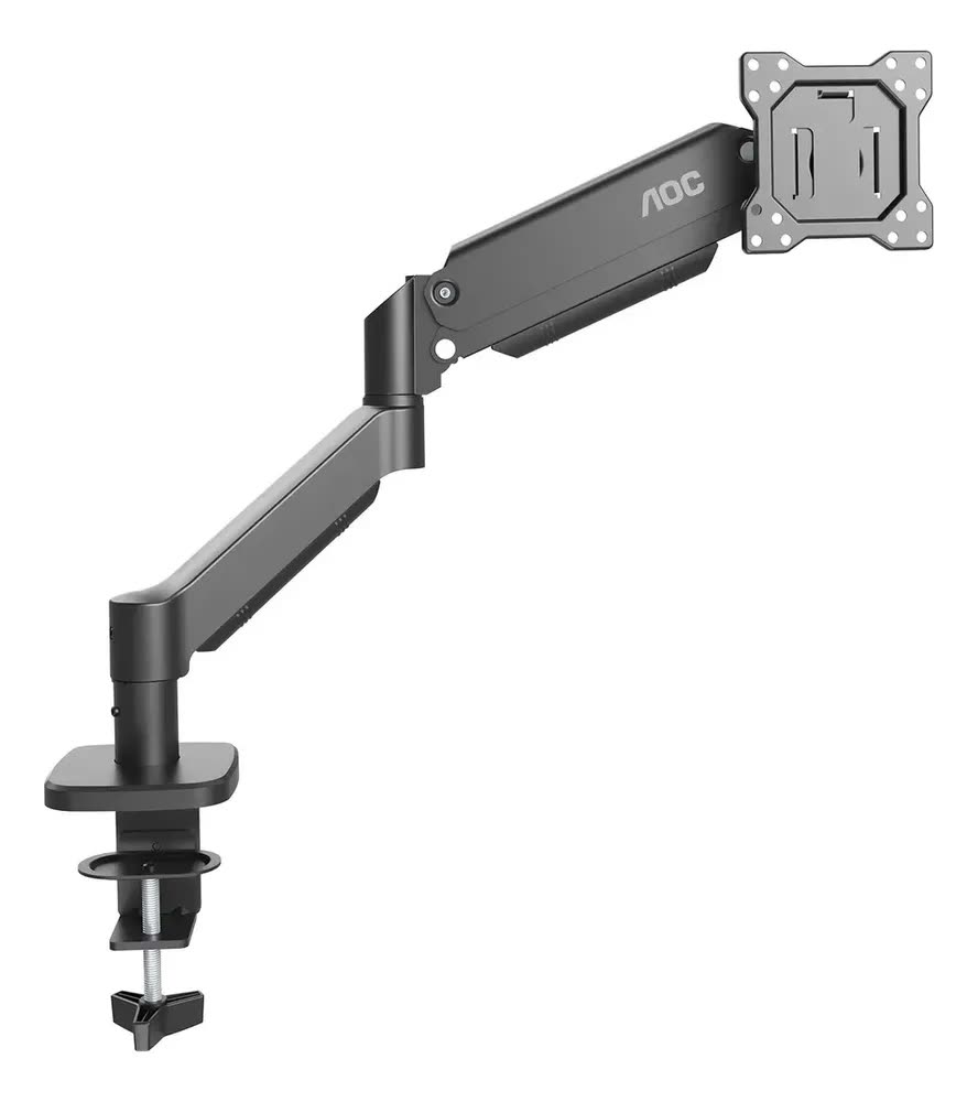 Suporte Articulado De Mesa Ergonômico Para Monitor 15 A 32 Padrão Vesa Até 9kg Preto Aoc