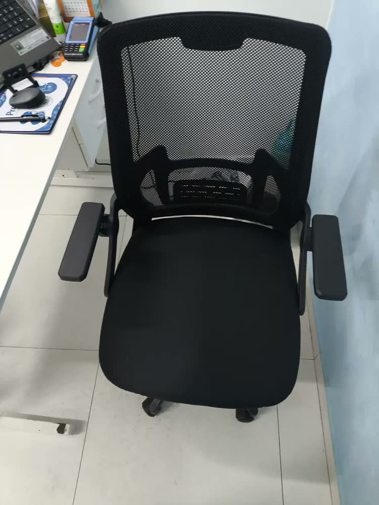 foto de Cadeira De Escritorio Ergonomica Nr17 Ethernus Marqs Home Giratoria Resistente Reforçada 180kg Confortavel Reuniao Preto