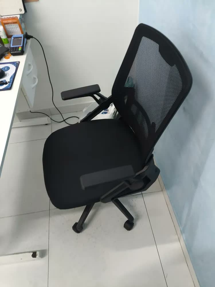 foto de Cadeira De Escritorio Ergonomica Nr17 Ethernus Marqs Home Giratoria Resistente Reforçada 180kg Confortavel Reuniao Preto