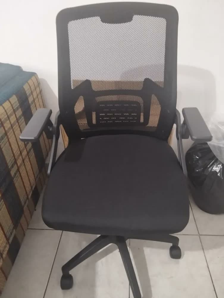 foto de Cadeira De Escritorio Ergonomica Nr17 Ethernus Marqs Home Giratoria Resistente Reforçada 180kg Confortavel Reuniao Preto