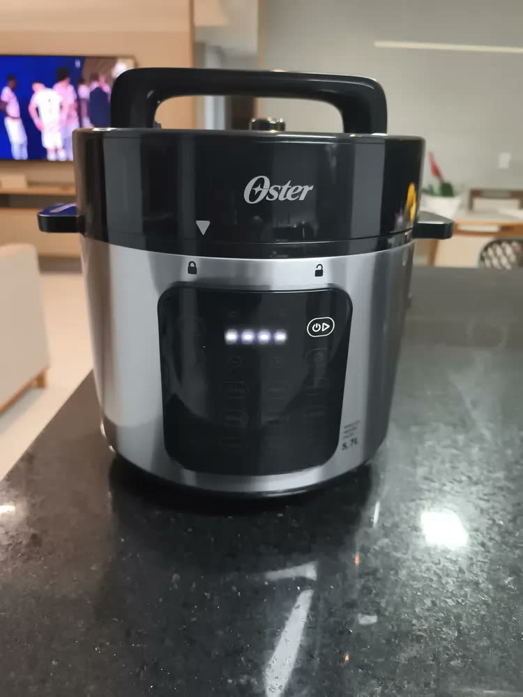 foto de Panela Pressão Elétrica Multifunções Oster 5.7l Opan930-127 Inox 60