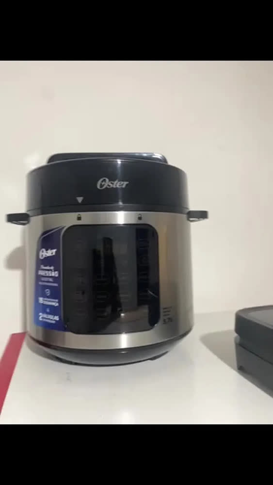 foto de Panela Pressão Elétrica Multifunções Oster 5.7l Opan930-127 Inox 60