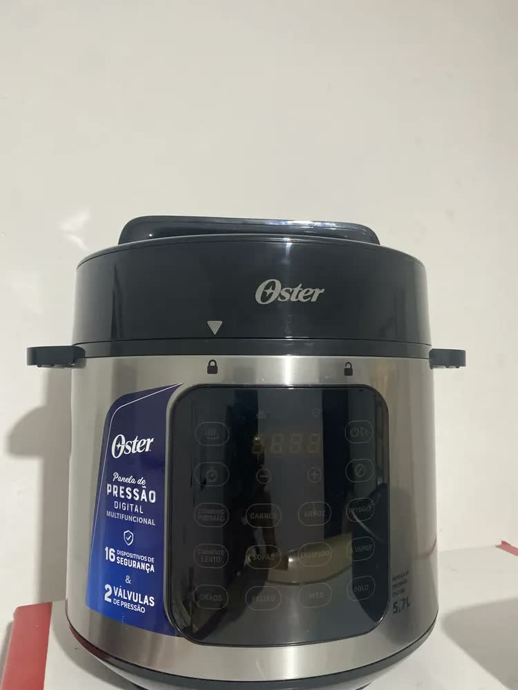 foto de Panela Pressão Elétrica Multifunções Oster 5.7l Opan930-127 Inox 60