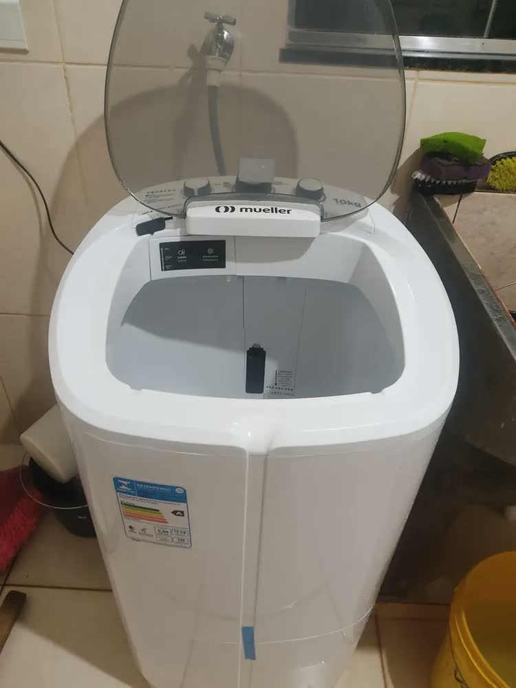 foto de Tanquinho De Lavar Roupa Mueller 10kg Aquatec Não Transborda Branco