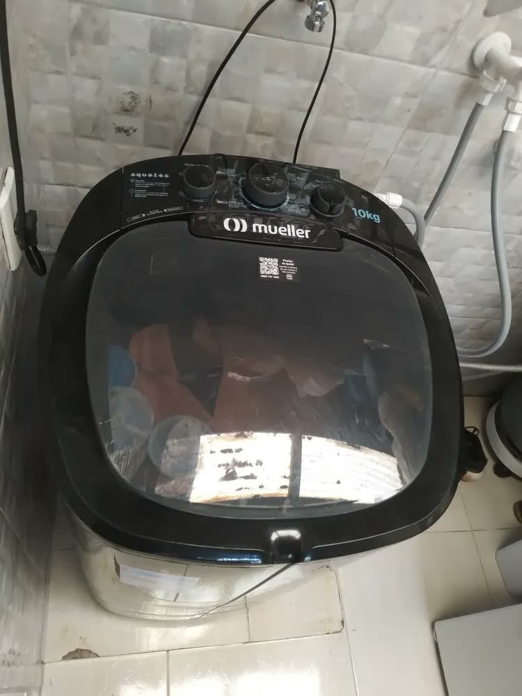 foto de Tanquinho De Lavar Roupa Mueller 10kg Aquatec Não Transborda Branco
