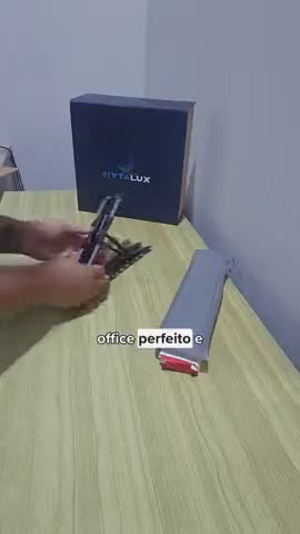 vídeo do produto