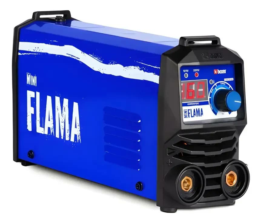 Inversora de solda 160A para Eletrodo revestido e Tig monofásica - Mini Flama
